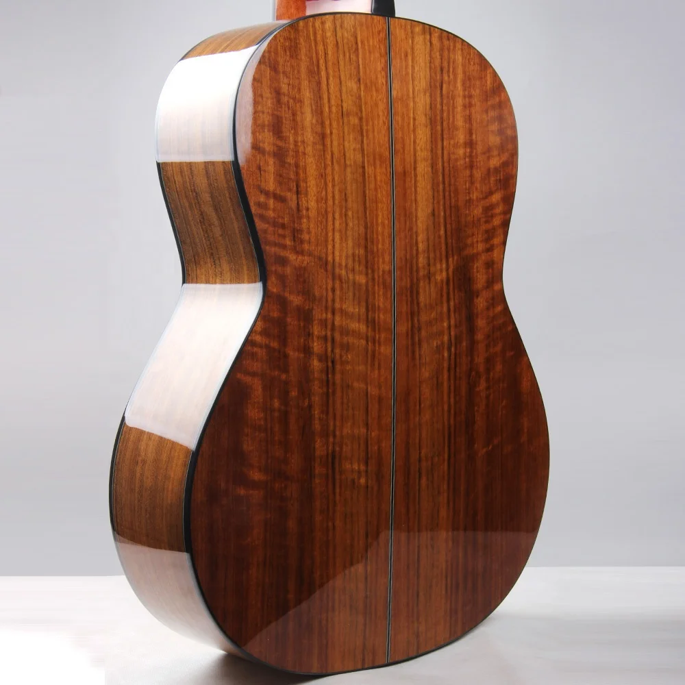 New Selling Chinese Manufacturer OEM Grade Solid Spruce top Walnut Back Cheap Price 39 Inch Full Size Classical Guitar Wholesale