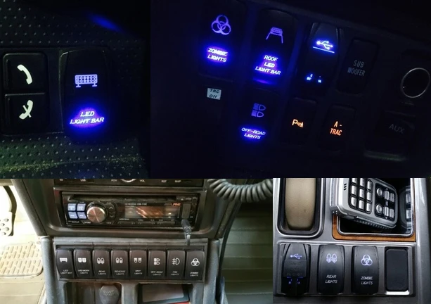 KETO водонепроницаемые 12 В светодиодные моментальные (вкл.)-ВЫКЛ. Автоматический Омыватель лобового стекла Переключатель стеклоочистителя