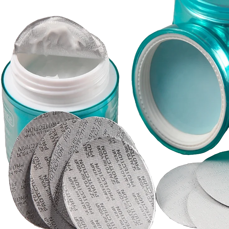 Pressure sensitive sealing liners pure aluminum foil seals Self-adhesive gasket