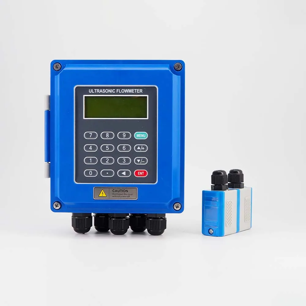 High Accuracy Precise Digital Display Power Supply 220V Flow Meter China Made Ultrasonic Flowmeter Clamp On
