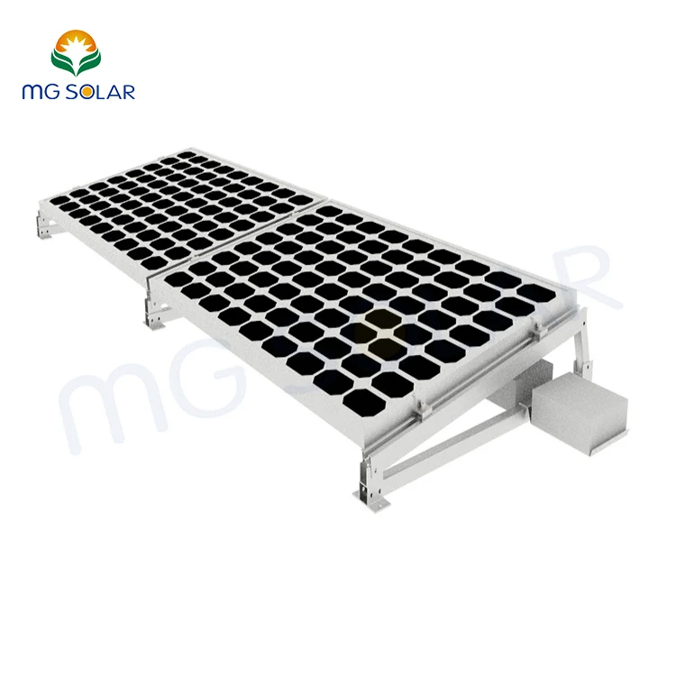 Chinese Solar PV Structure Supplier Flat Roof Racking Solution Factory Pre-assembled Rail-less & Ballast Mount System