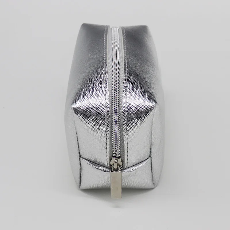 2024 Foreign Trade Hot Sales Pu Small Hand Hold Makeup Bag Portable Female Travel Toiletry Bag Cosmetics Storage Bag Wholesale