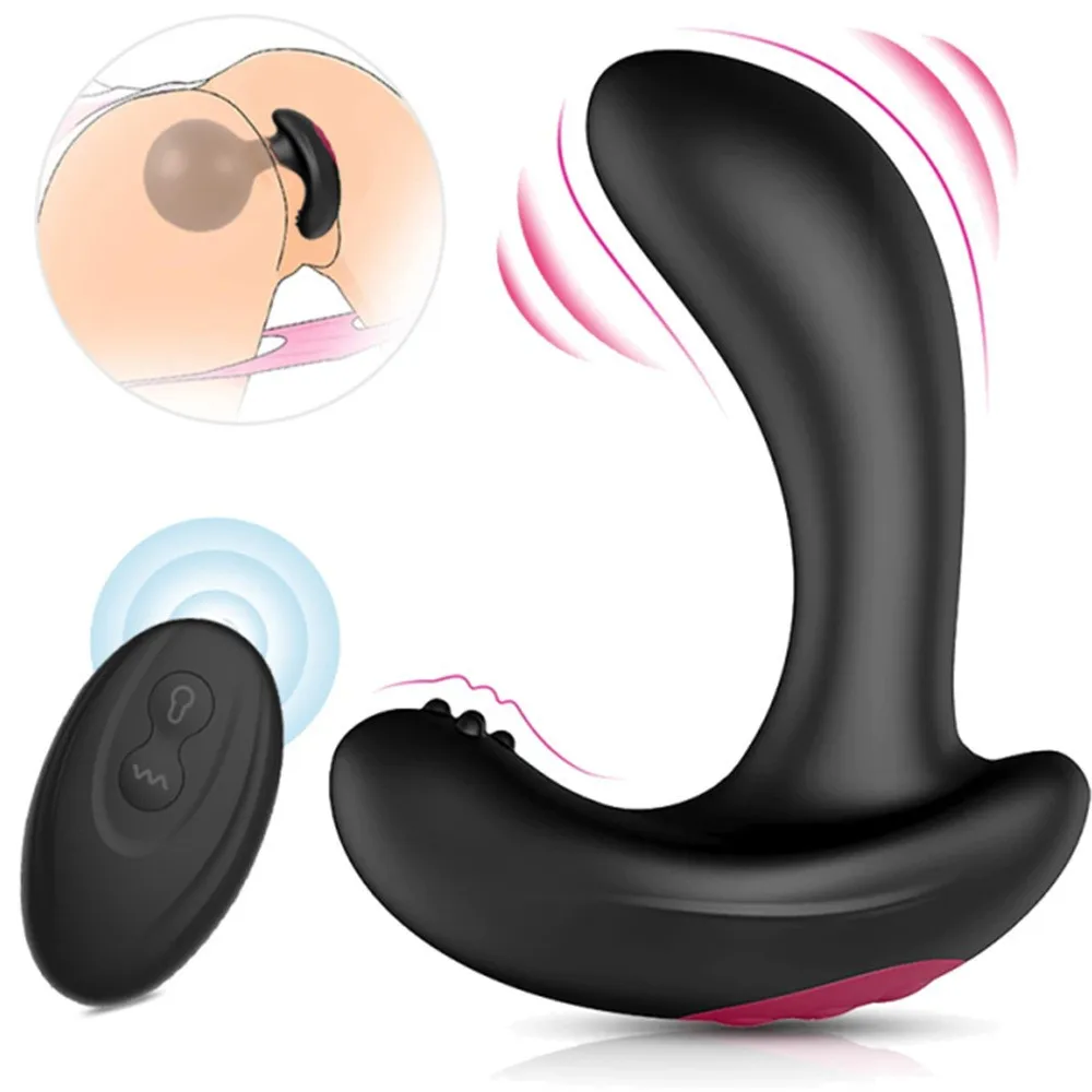 Prostate Massager For Couple Anal Toys Electric Automatic Inflatable Silicone Butt Plug Remote Control Sex Toys