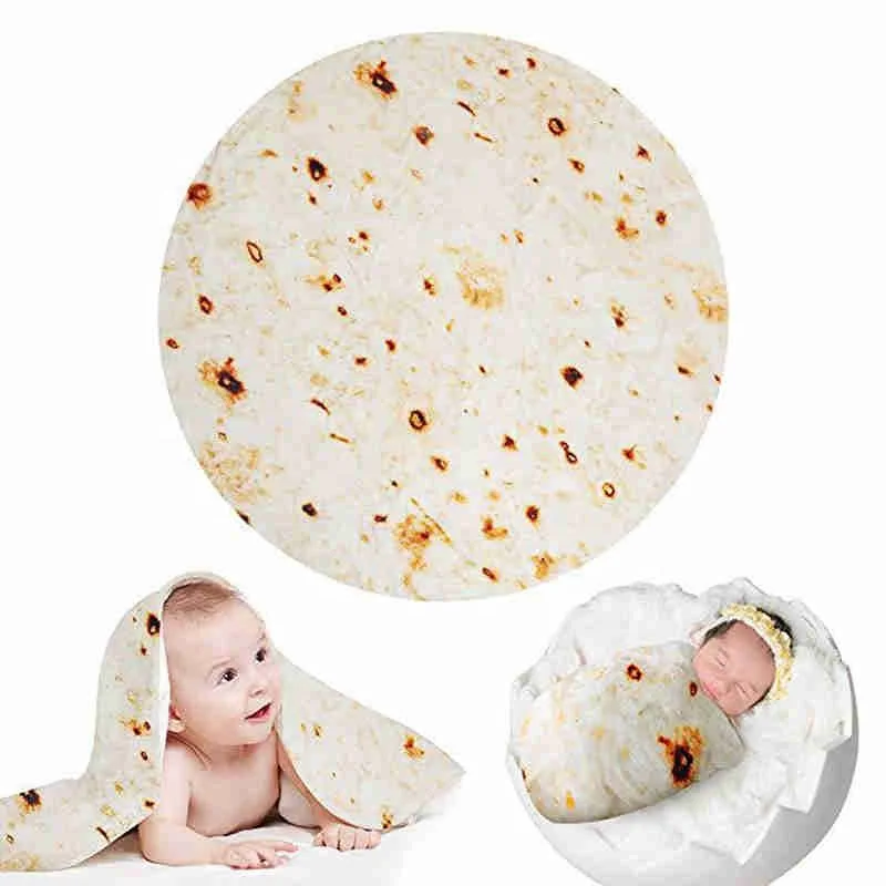 I @ home мексиканское полиэфирное фланелевое одеяло tortilla разных цветов burrito