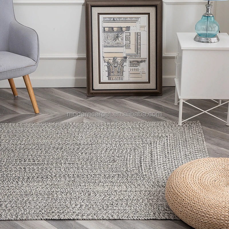 Polypropylene pp braided woven outdoor carpets rug floor mats FOR outdoor patio garden furniture