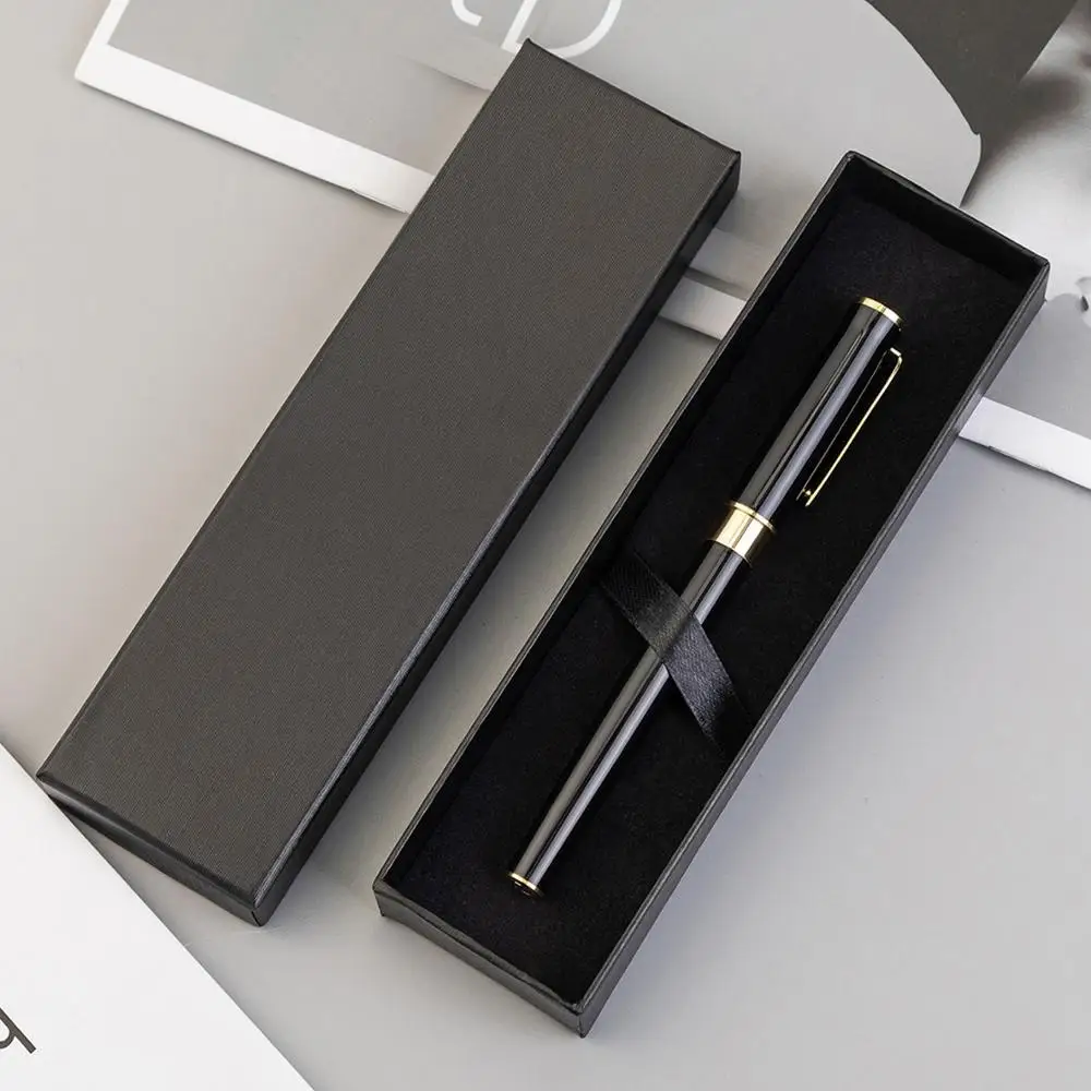 Promotional colored cheap craft paper luxury pen gift packaging display box with customized logo