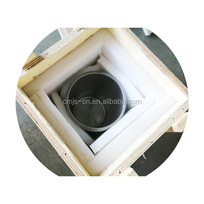 Supply 99.95% wolfram metal melting pot container tungsten crucible for melting glass cylinder bowls