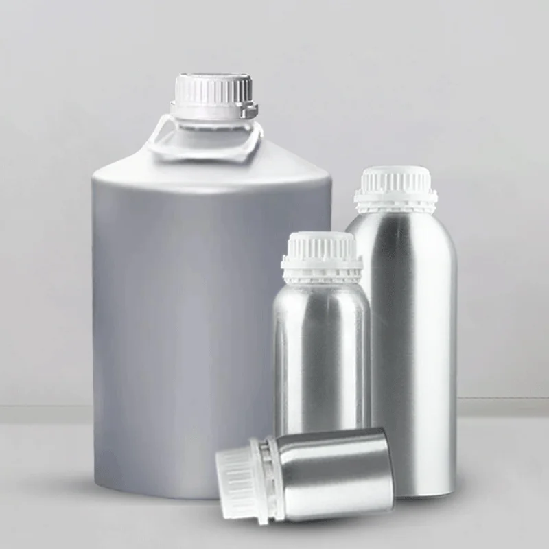 Customized Logo Large Capacity 1000ml 5000ml Essential Oil Aluminum Bottle 5 Litre