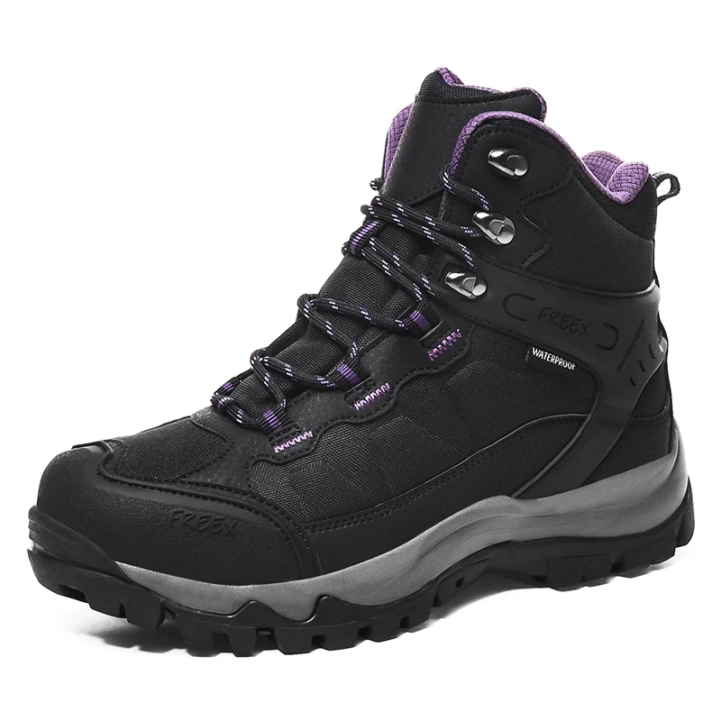 Fashion Sneakers Outdoor Non-slip Charged Warm Cotton Shoes Women Men Winter Heating Hiking Cotton Boots