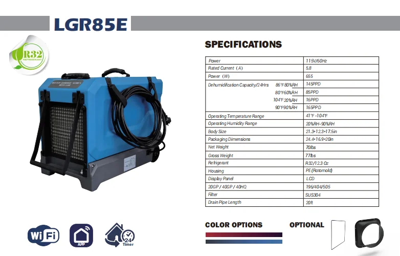 ODM Rotomolding 115V LGR 85 пинт повреждение паводковой воды восстановление коммерческого здания