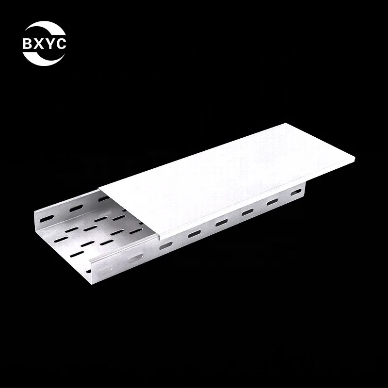 Special horizontal slotted Perforated Cable Tray with holes at bottom
