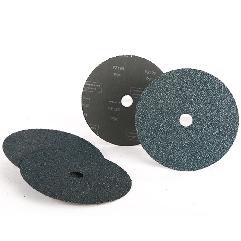 115mm-180mm Zirconia Alumina oxide Silicon carbide fiber disc for stainless steel polishing disc