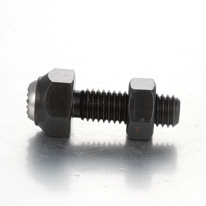 Reliable Black Steel Bolts Ball Point Hex Flat Toothed Surface Ball Screw Clamping Flat Toothed Surface Ball Screw Clamping