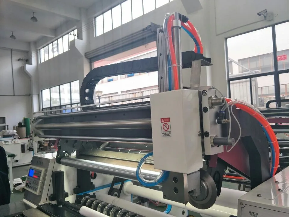 Made In China Semi Automatic POS Paper Thermal Paper Roll Slitter Rewinder Machine