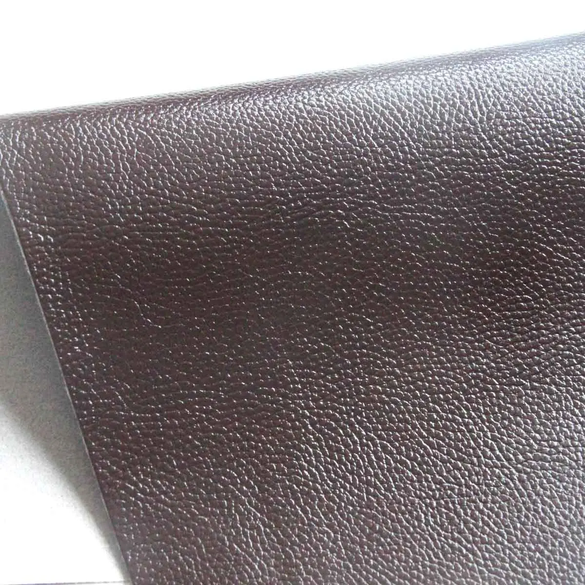Oily leather PU artificial leather fabric to make bag or shoes and sofa material
