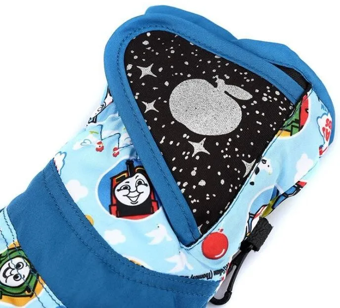 Comfortable Anti-Slip Cycling Ski Gloves for Kids Suitable Fit Warm Durable with Suitable Fit Outdoor Sports Including Travel