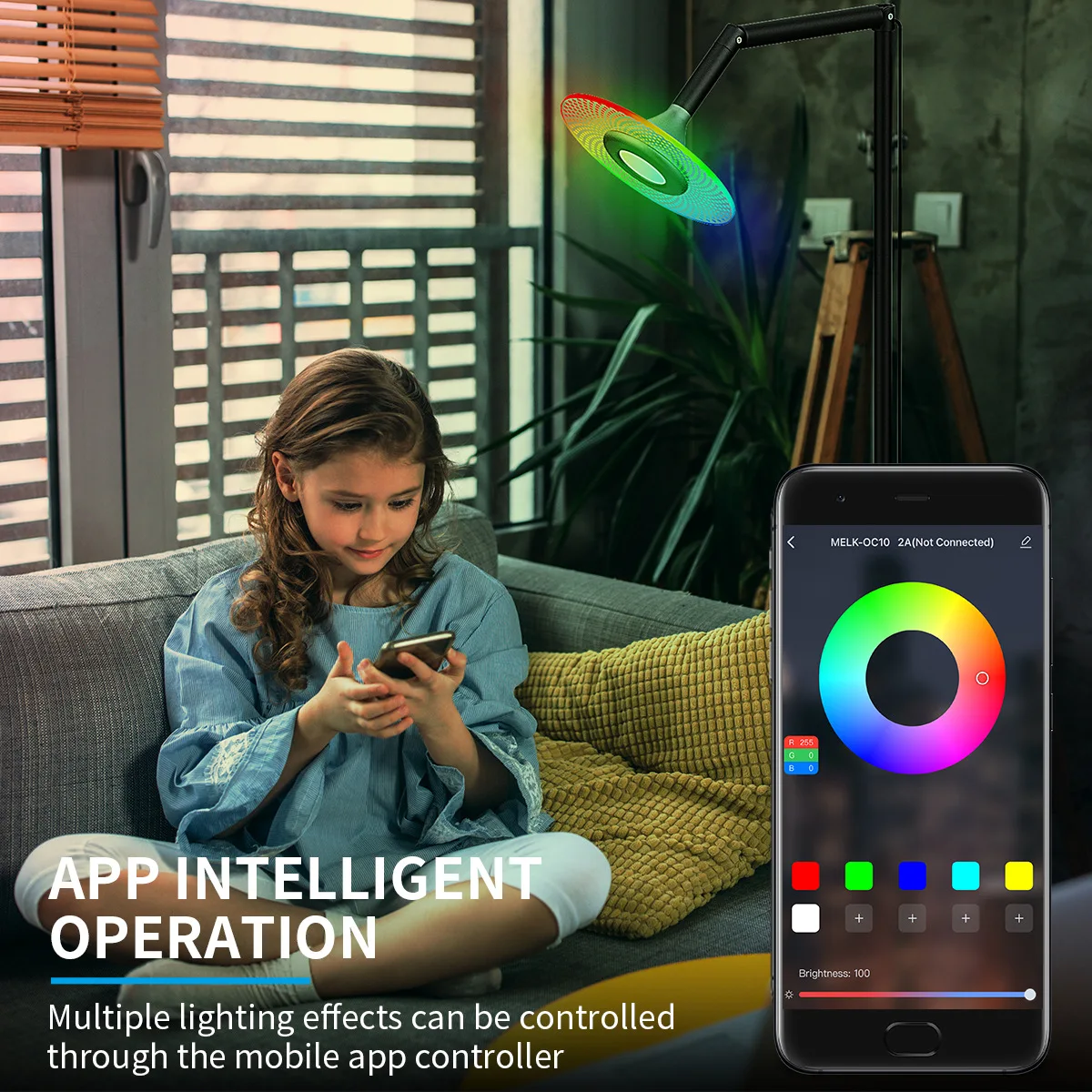 design wholesale modern bedroom living room corner rgb lamp dc12v 3.5w rgbcw rgb led corner floor lamp