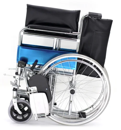 Cheap price comfortable economic manual wheelchair with elevating leg rest