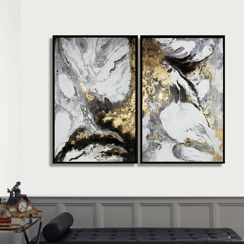 Индивидуальная холщовая картина с рамкой, роспись маслом ручной работы, абстрактное искусство, настенное украшение для отеля, вешалка