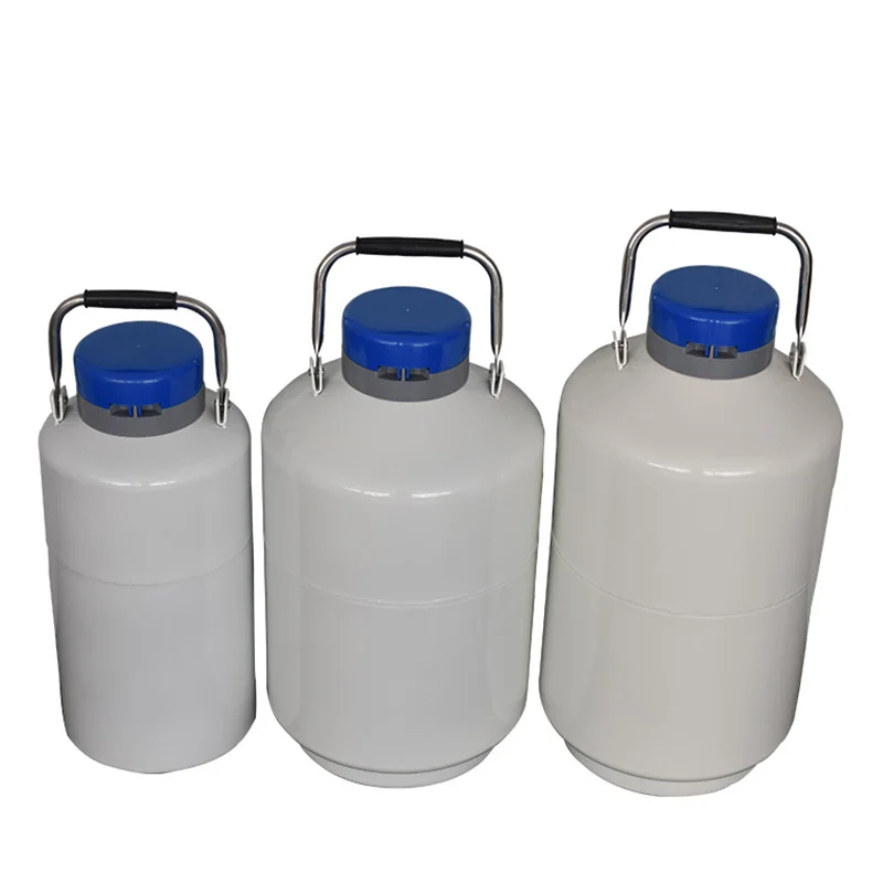3L Liquid Nitrogen Container LN2 Tank Cryogenic Dewar Semen Flask