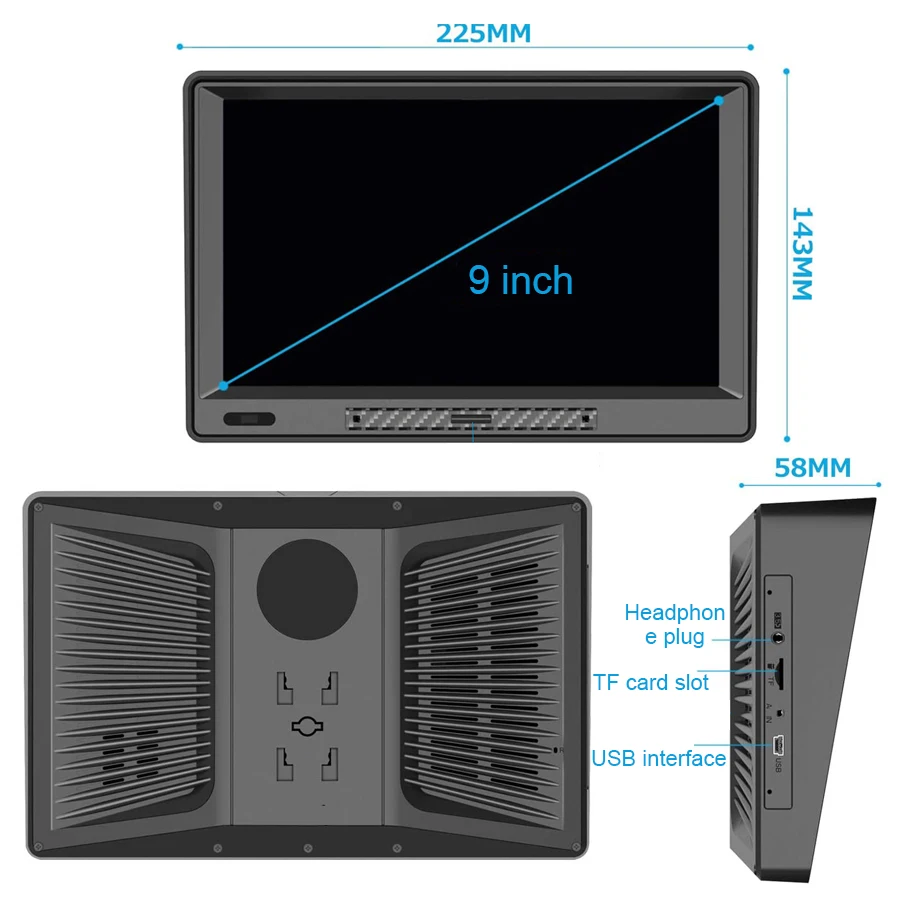 GPS Navigator 9 inch 256MB 8GB WINCE Universal GPS Navigation for with Europe and UK Maps Truck Driving Navigation