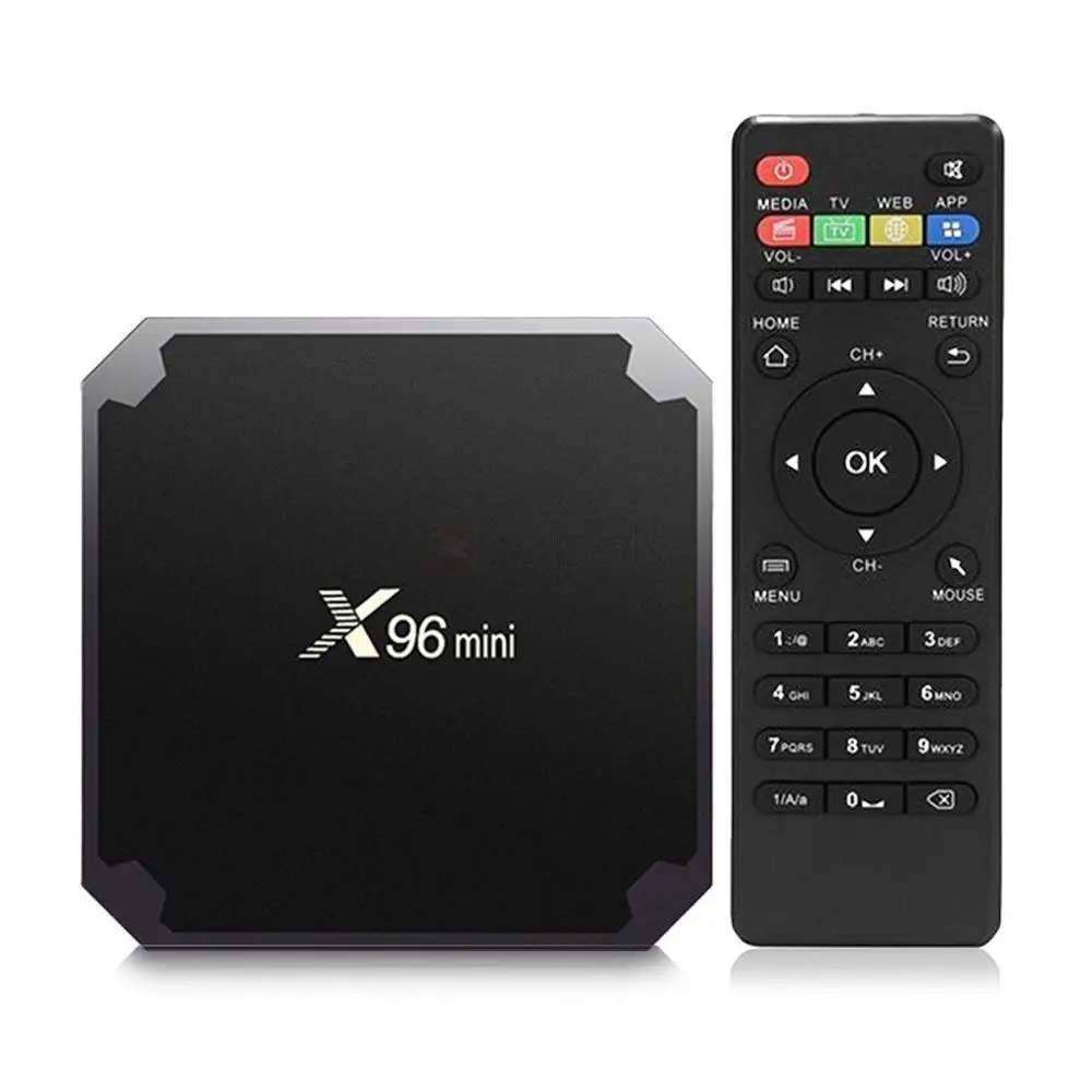 2021 Best x96 mini amlogic s905w quad core android tv box strong 4k 2gb 16gb smart box x 96 mini