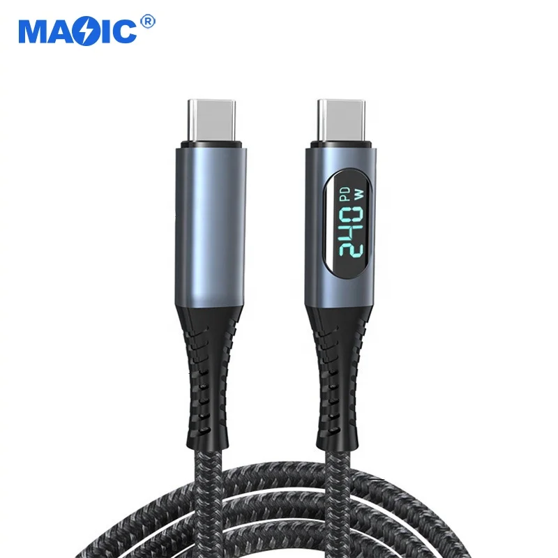 Cables Commonly Used Accessories LED Display 240w 40gbps 8k 60hz Fast Charging USB C to USB C Thunderbolt 4 Cable USB 4 Cable