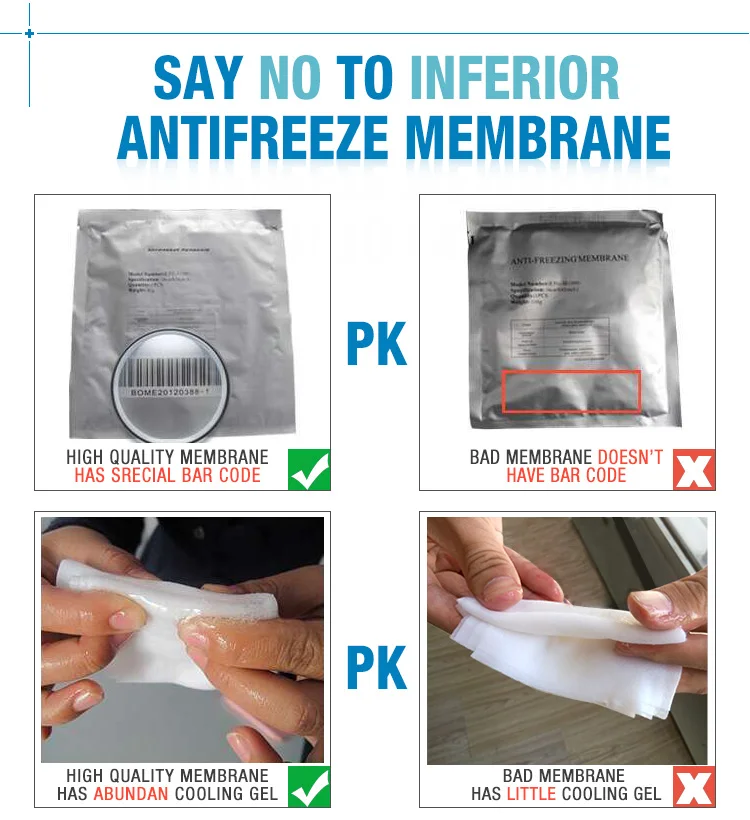 Non-woven antifreeze membrane/cryolipolysis membrane/fat freezing membrane