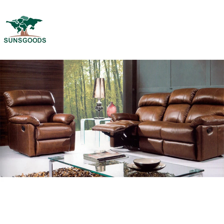 Minimum order quantity  1 set home cinema sofa,recliner sofa mechanism,brown colour sofa set