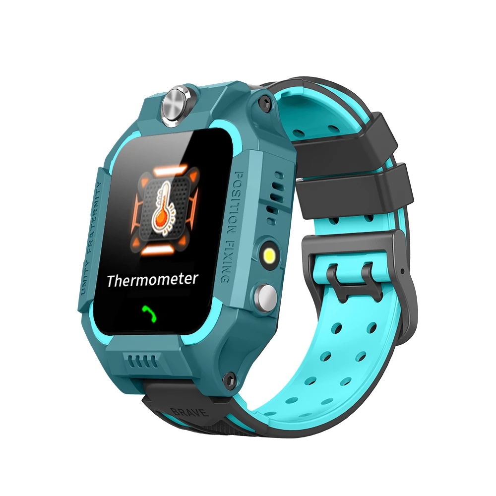 W02 smart watch kids Forehead Temperature With GPS LBS SIM Card Slot for Children