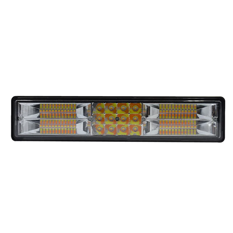auto part Led Work light Double row white and yellow 18w 180w 72w 120w 240w 288w 300w 6000k led light bar for truck, boat, suv