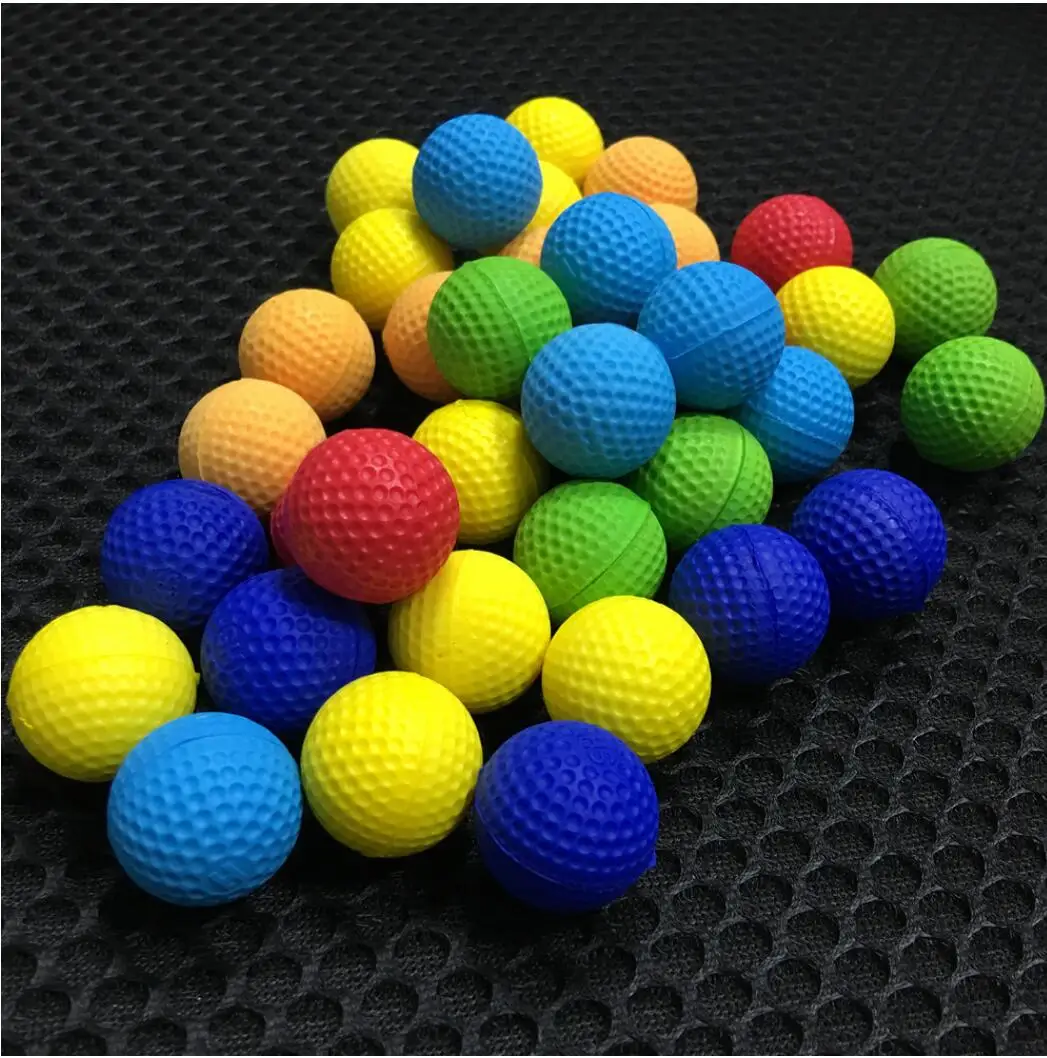 400pcs/pack 400 round refill pack PU ball foam bullets ball for toy gun blasters