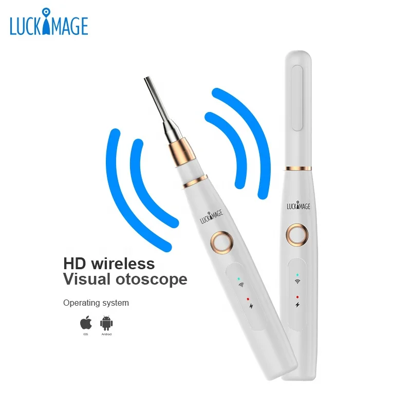  Luckimage настраиваемая HD Пиксельная визуальная wifi Отоскоп камеры
