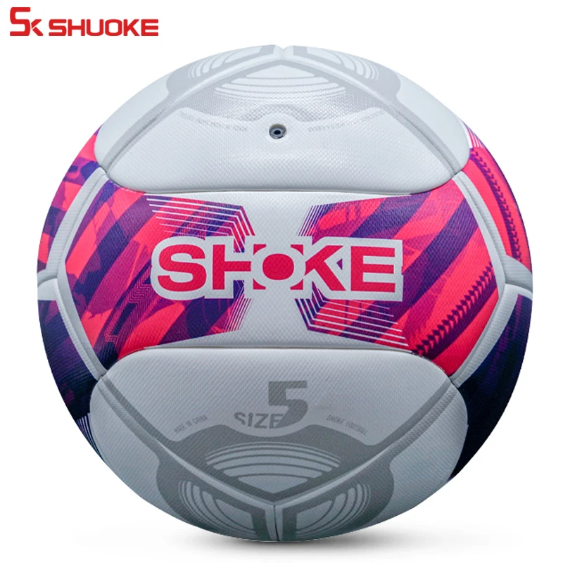 Futbol Wholesale Footballs Balls Custom Professional Match Size 5 Lamination Thermal Leather Football Soccer Ball