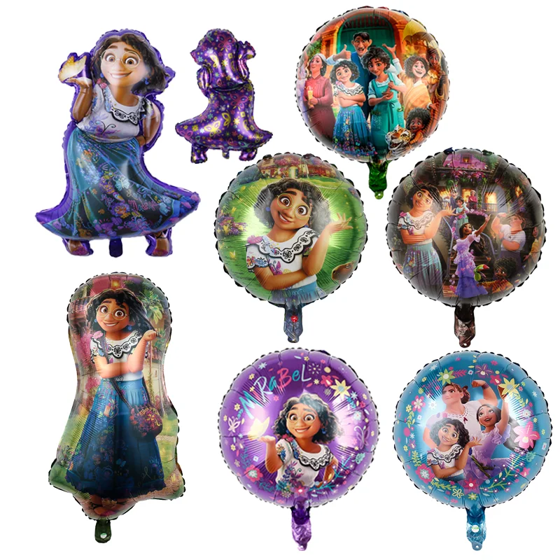 Amazon Encanto Foil Balloons 18 Inch Balloon Party Supplies Toys Wholesale Shapes Aclarent Balloons Mirabel Cartoon