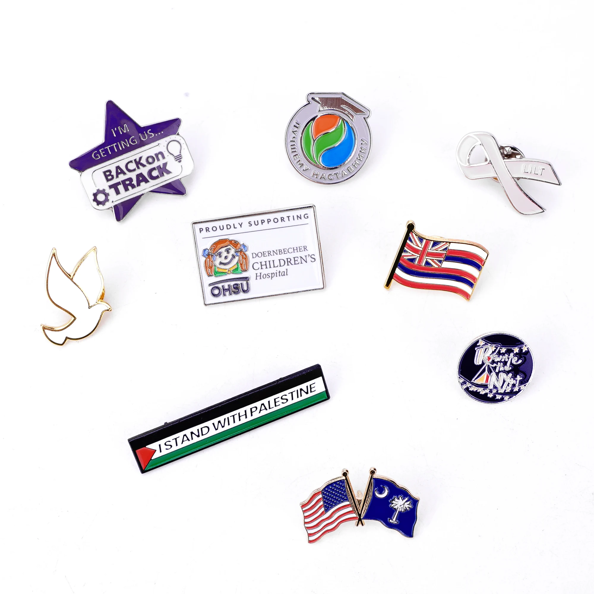 Factory Direct Custom Emblem Metal pin Badge Antique Cute Creative Design Lapel Pin Badge With Logo