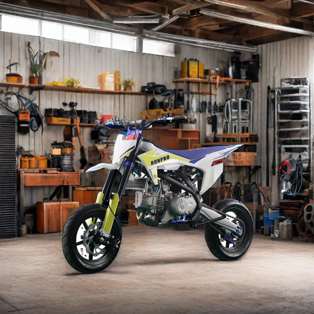 Supermoto 190cc gas dirt bike motard 12'12' on road tire gas motorcycle for adult