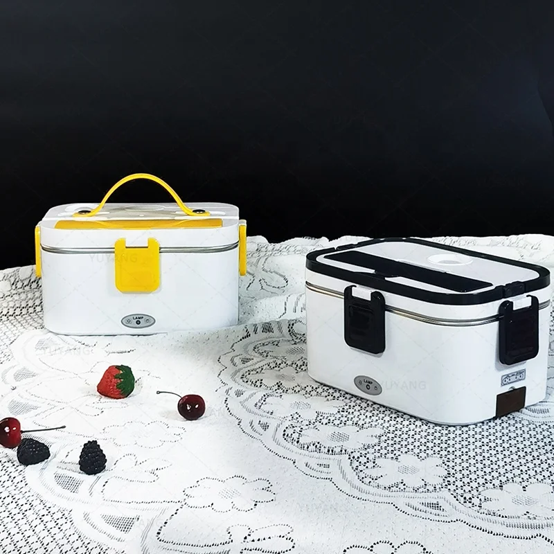 Electric Lunch Box 80W Heating Food Warmer Heater 1.8L Larger Capacity 3 In 1 Portable Heated Lunch Boxes for Adults