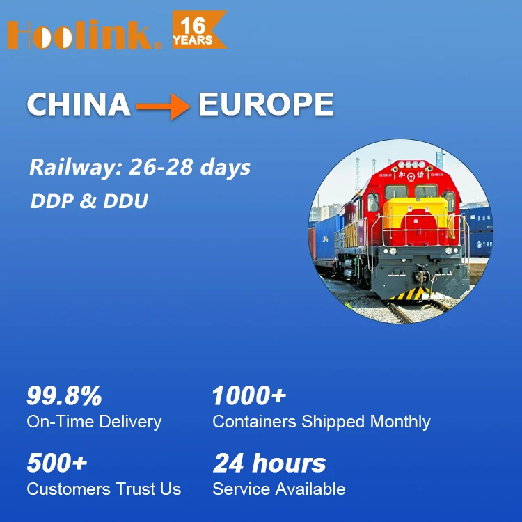 DDP DDU железнодорожные перевозки грузов прямые из китая в Европу Германию Великобританию Нидерланды логистика от агента железнодорожных
