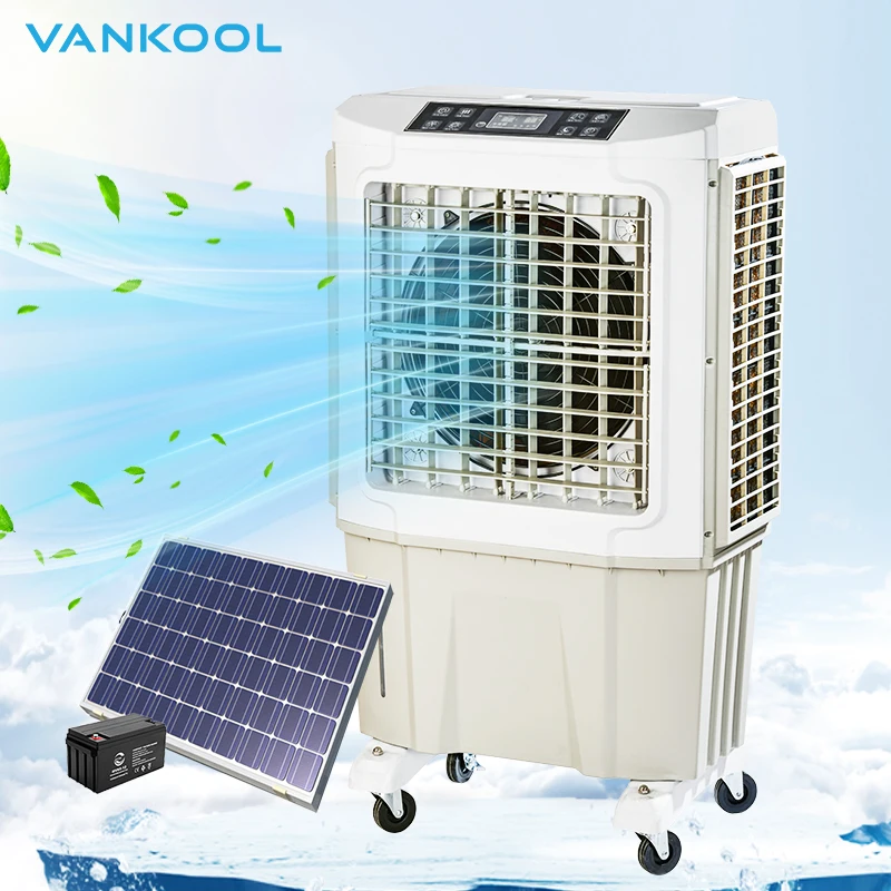 remote portable evaporative air coolers fan solar room coolers solar panel air cooler for house
