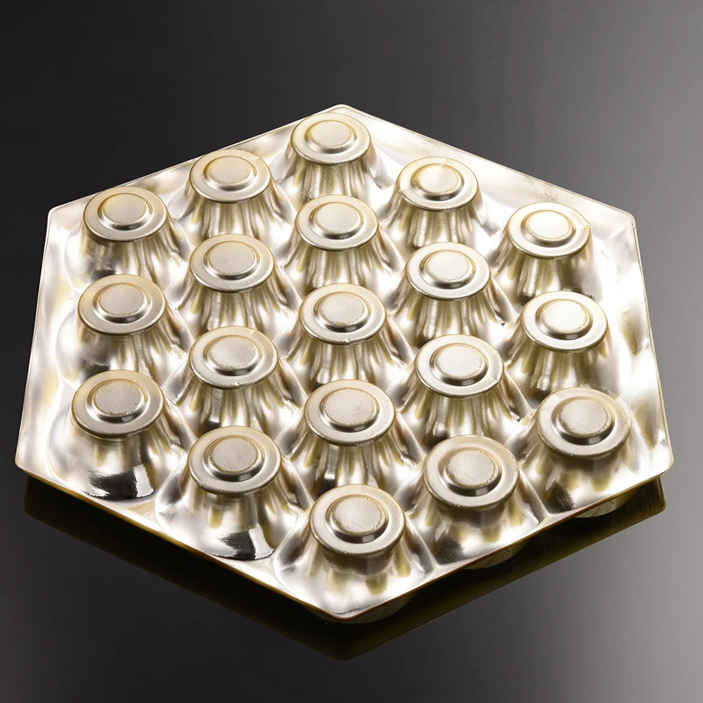 Factory Supply Blister Chocolate Insert Box Blister Truffle Plastic Cavity Blister Chocolate Tray Box