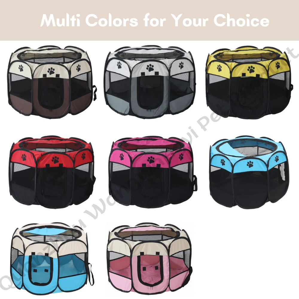 Hot Selling Portable Pet Playpen Folding Outdoor Dog Exercise Pen Tents