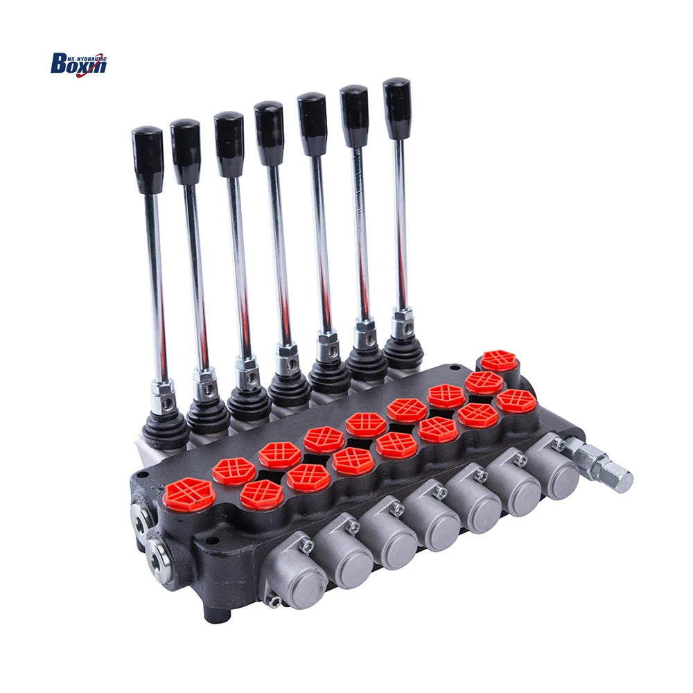 2 Lever 2 Position 80L/Min Hydraulic Solenoid Pressure Control Valve