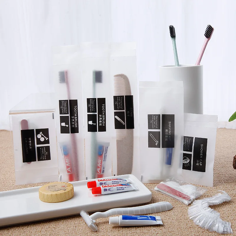 Custom logo Hotel bathroom toiletries shampoo OEM hotel amenities set