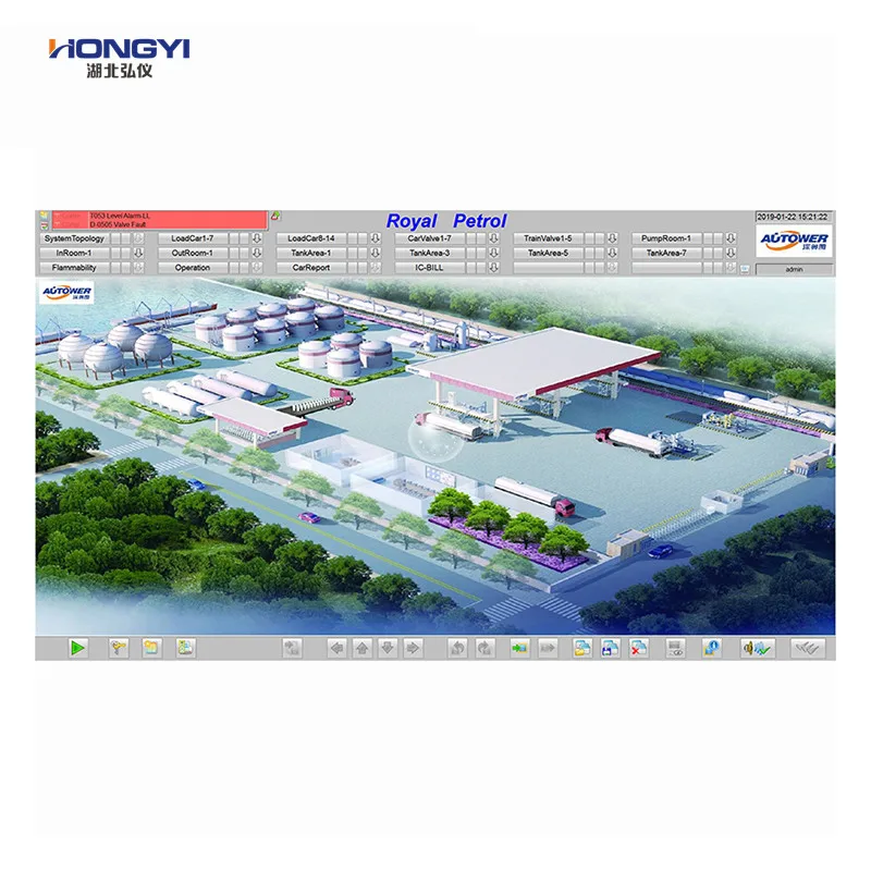 Portable Adjustable industrial automation loading system for fuel oil Refined oil Benzene hydrogenation Chemical caustic soda