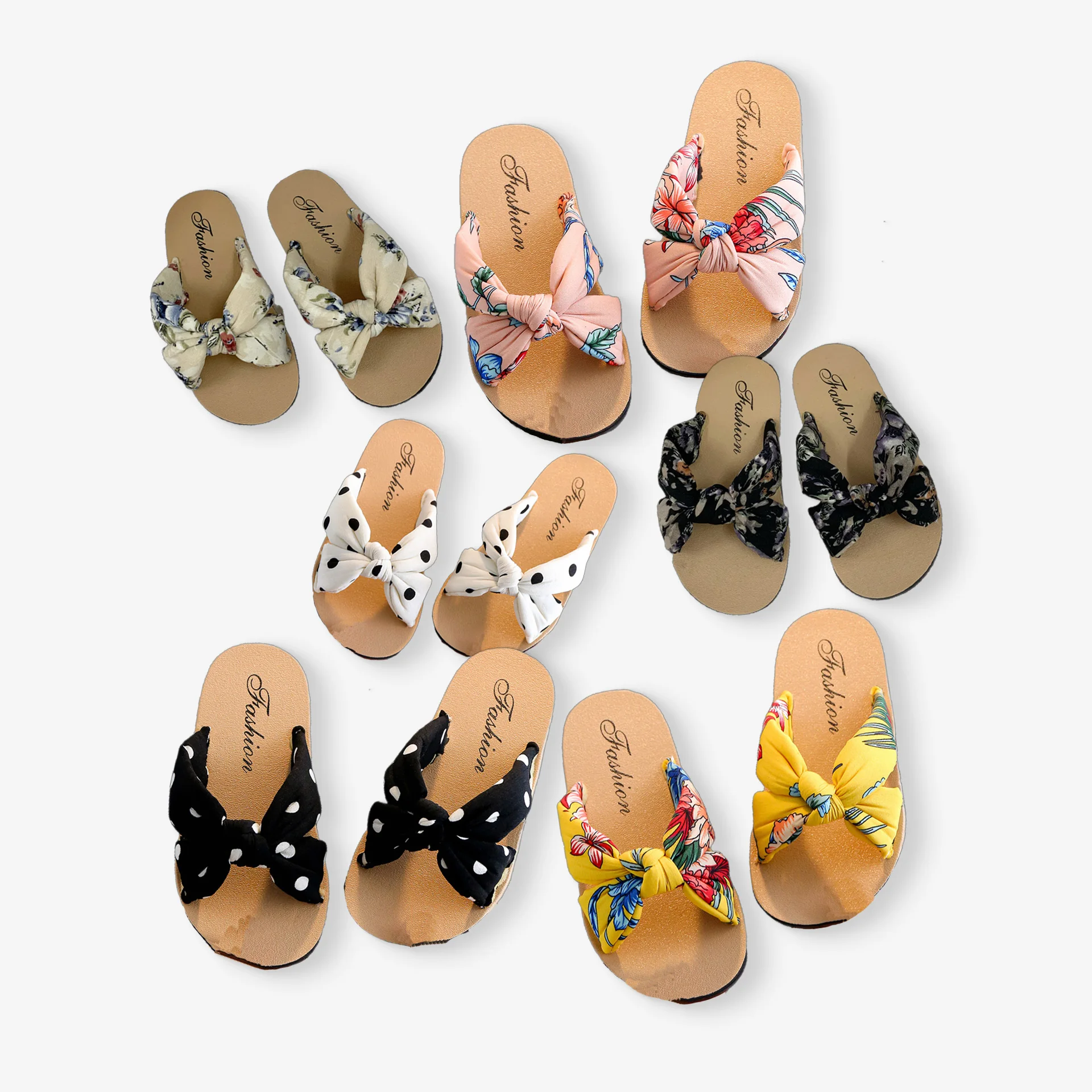 Summer Girls Casual Sandals Print Kids Comfortable Slippers Fashion Baby Shoes