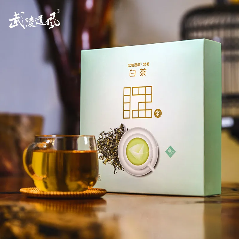  The legacy of Wuling Loose Leaf powder white tea Organic box packaging