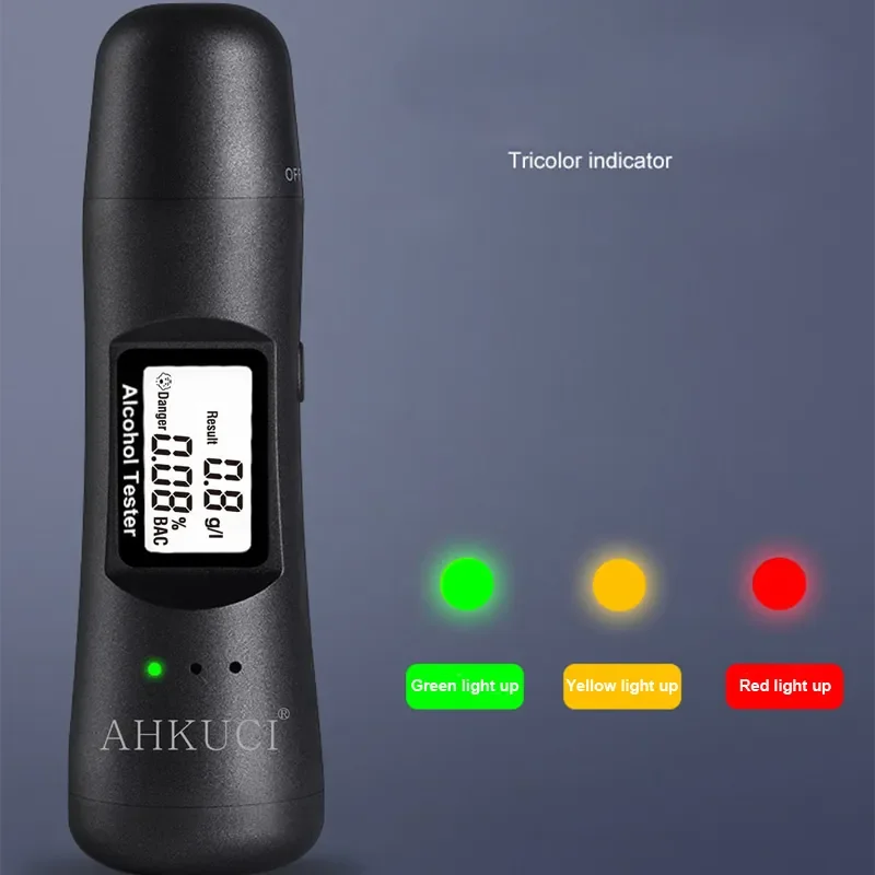 Latest & OEM Digital Breathalyzer, Car Breathalyzer, Portable, Blow Drunk Driver, Wine Tester,AT-JCW-001