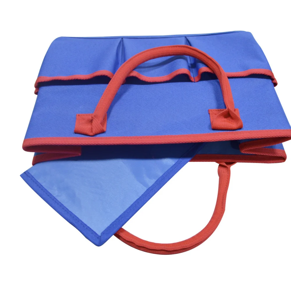 Kindergarten School Canvas Custom Tote Bag For Teacher Carrying Bag Tool Baby Nursery Diaper Caddy Toy Mother Storage Bag Basket