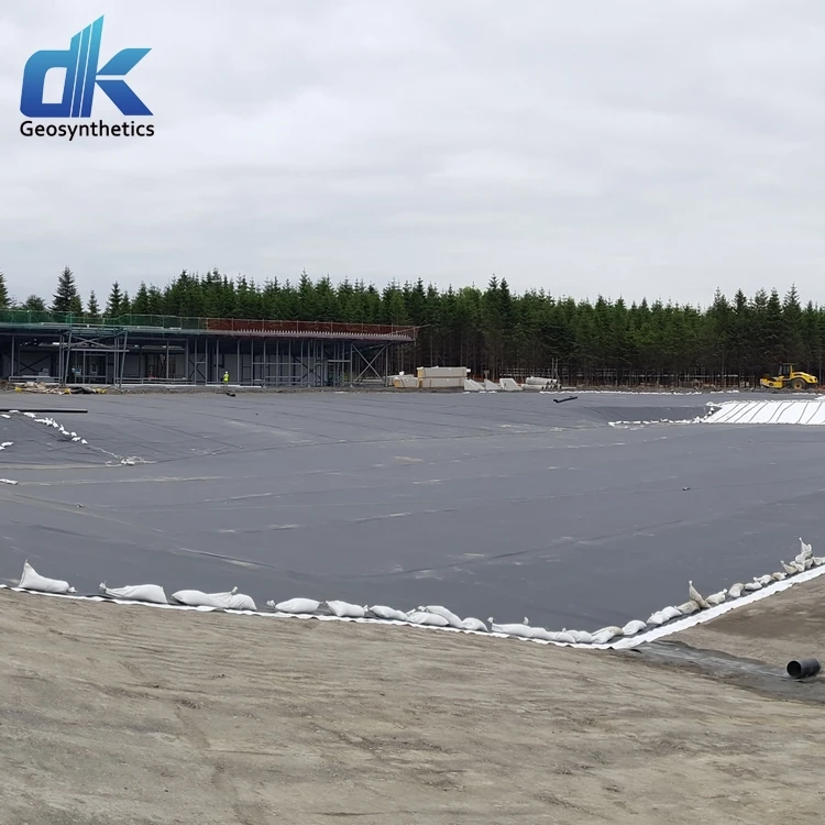 Factory Directly  Supply High Quality Astm GRI13 2 MM Pond Liner  Dam Liners HDPE Geomembrane
